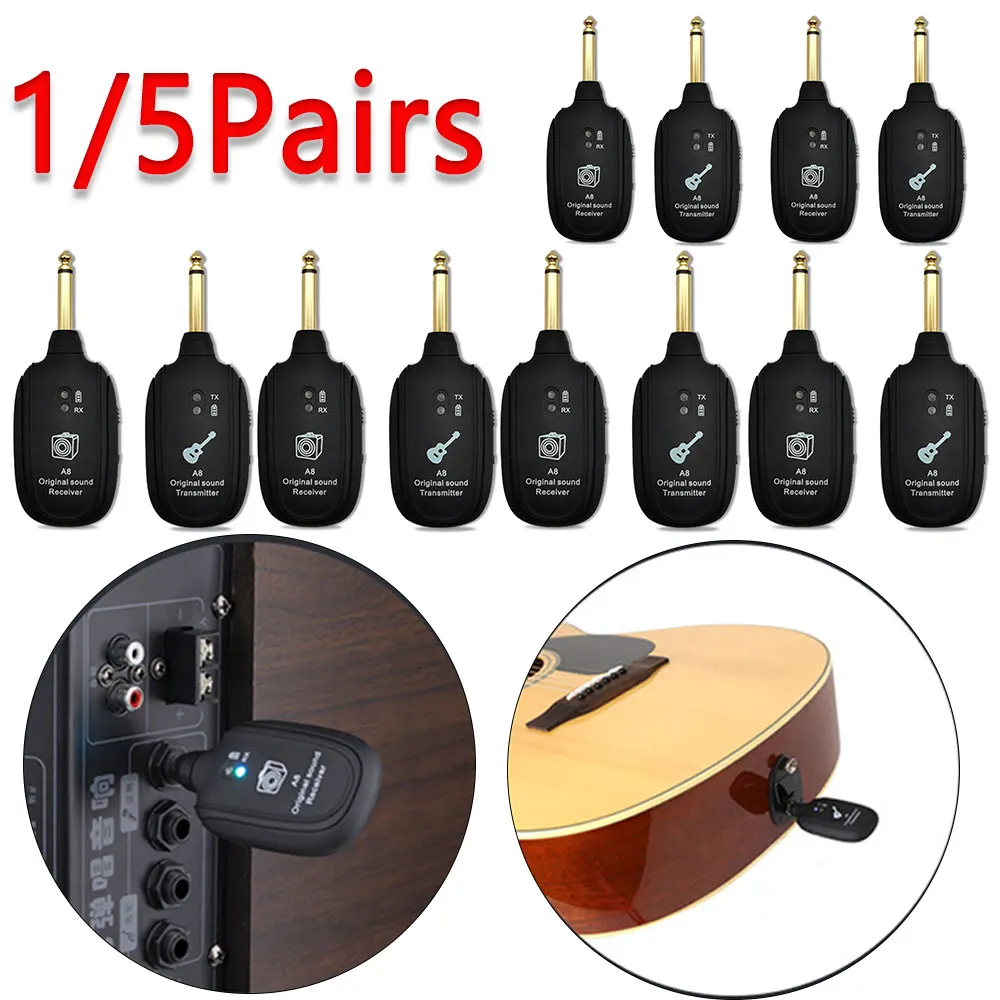 Violin Transmitter 5pairs System Pickup Audio Receiver System Wireless For Electric Bass Guitar Rechargeable Wireless
Violin Transmitter 5pairs System Pickup Audio Receiver System Wireless For Electric Bass Guitar Rechargeable Wireless