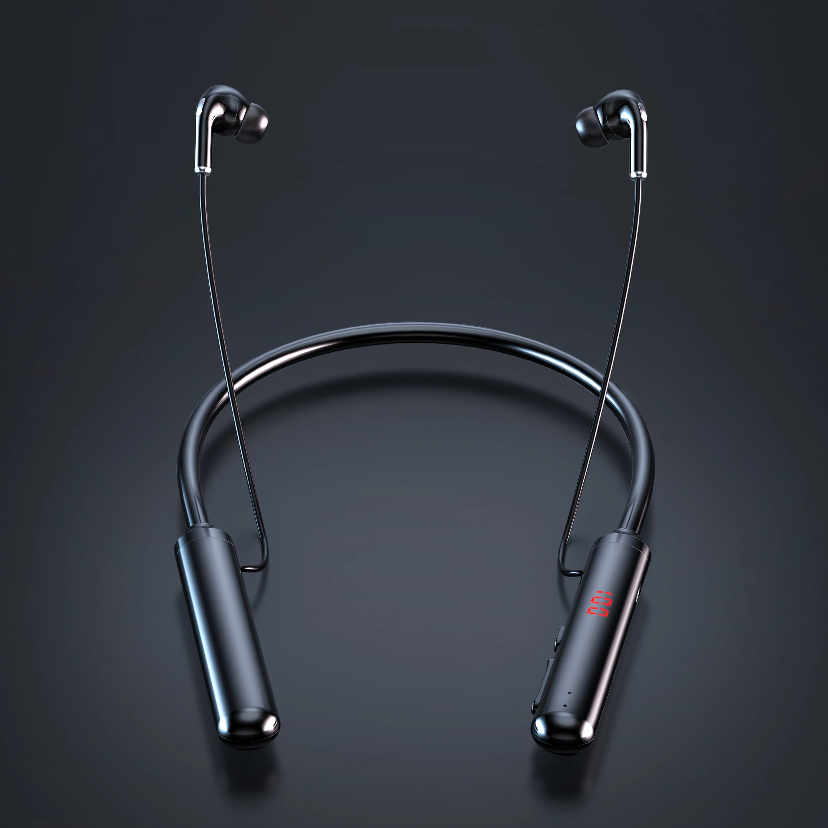 60 Hours Bluetooth 5.0 Headphones LED Display Sports Earbuds IPX5 Waterproof Hanging Neck Sports Headset For IOS Android Phone
60 Hours Bluetooth 5.0 Headphones LED Display Sports Earbuds IPX5 Waterproof Hanging Neck Sports Headset For IOS Android Phone