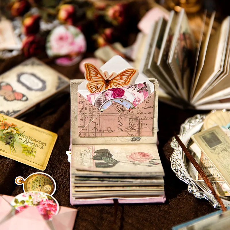 60pcs/lot Memo Pads Material Paper Vintage Book of Memories Junk Journal Scrapbooking Cards Retro Background Decoration Paper
60pcs/lot Memo Pads Material Paper Vintage Book of Memories Junk Journal Scrapbooking Cards Retro Background Decoration Paper
