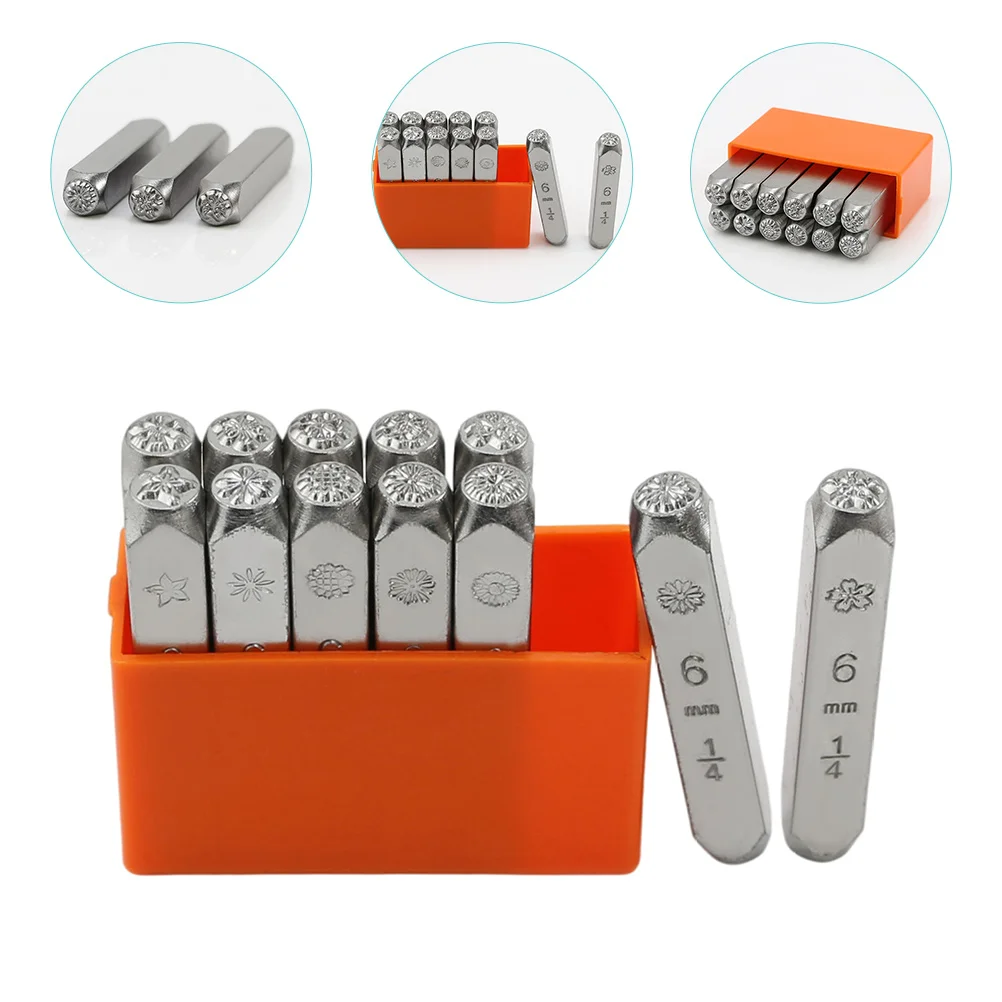 Stamp Metal Crafts Tool Stamping Set Supplies Punch Flower Carving Steel Letter Design Jewelry Stamps Diy Symbol Handle
Stamp Metal Crafts Tool Stamping Set Supplies Punch Flower Carving Steel Letter Design Jewelry Stamps Diy Symbol Handle