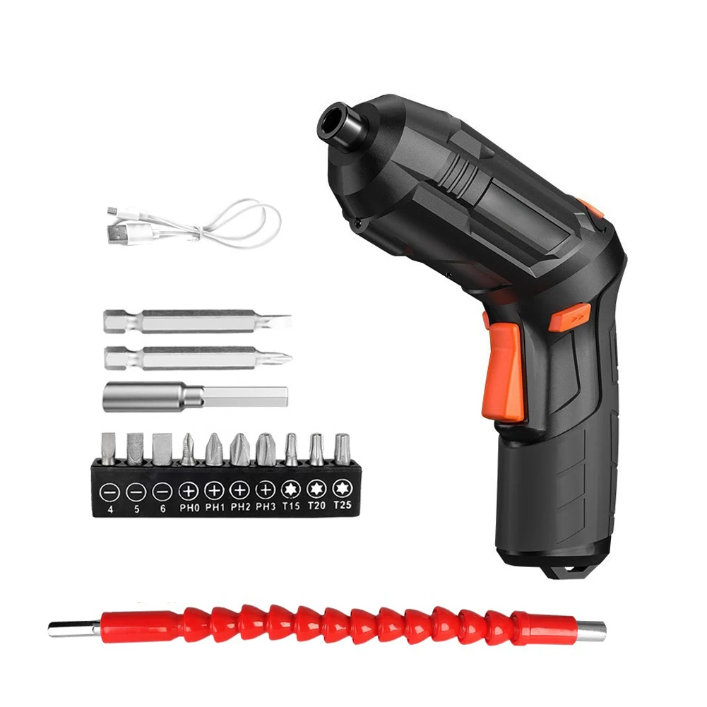Electric Screwdriver Impact Hand Drill USB Charge Cordless PH/T/Flat Drill Bits Flexible Shaft Set Woodworking Carpentry Tools
Electric Screwdriver Impact Hand Drill USB Charge Cordless PH/T/Flat Drill Bits Flexible Shaft Set Woodworking Carpentry Tools