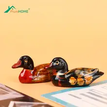 1 Pair Mandarin Ducks Chopstick Holder For Decoration Feng Shui Craft Display Ornament Holiday Gift