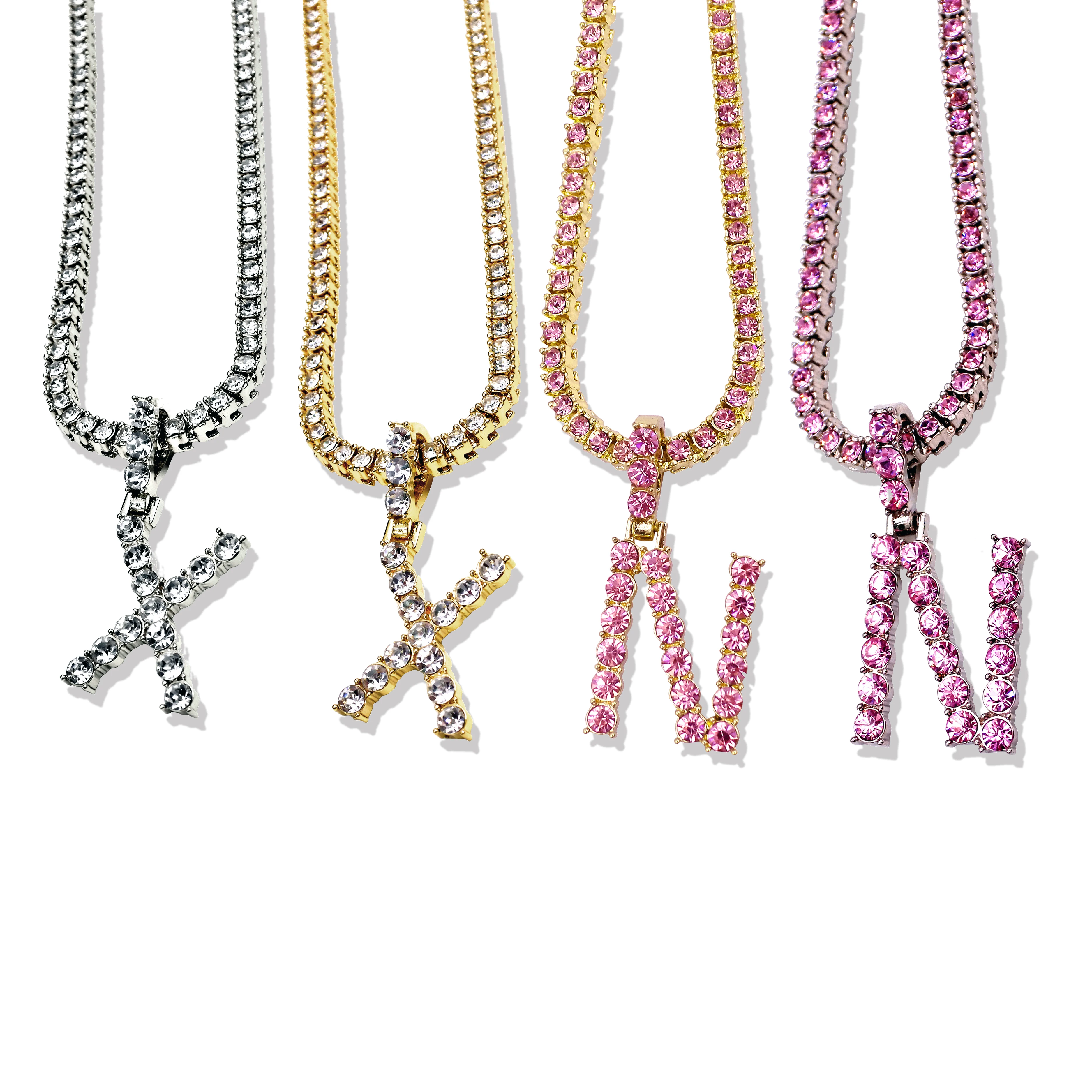 Personality Initial Letters Necklace for Women 26 A-Z Pendant Rose Gold Silver Shiny Iced Out Chain Necklace Hip Hop Men Jewelry
Personality Initial Letters Necklace for Women 26 A-Z Pendant Rose Gold Silver Shiny Iced Out Chain Necklace Hip Hop Men Jewelry