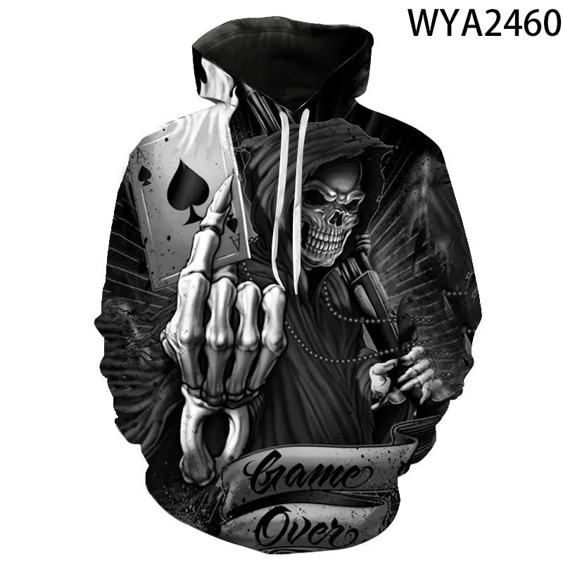 Hot New Skull Men Women Children Hoodies Sweatshirt 3D Printed Hoodie Gothic Sweatshirts Pullover Sportswear Boy Girl Tops
Hot New Skull Men Women Children Hoodies Sweatshirt 3D Printed Hoodie Gothic Sweatshirts Pullover Sportswear Boy Girl Tops