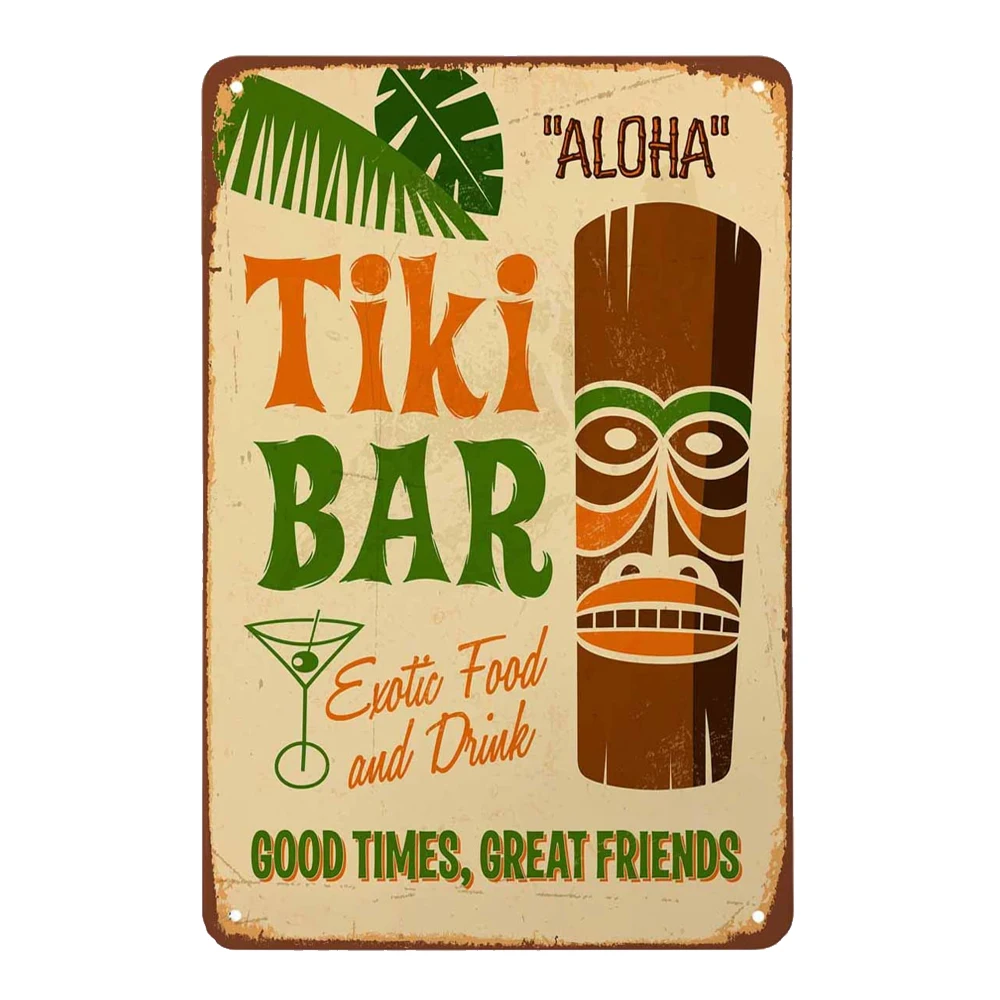 New Christmas Gift Tiki Bar Retro Decorative Metal Tin Sign Plate Custom Wall Poser PUB Room Club VIP Home House Bed Decor
New Christmas Gift Tiki Bar Retro Decorative Metal Tin Sign Plate Custom Wall Poser PUB Room Club VIP Home House Bed Decor