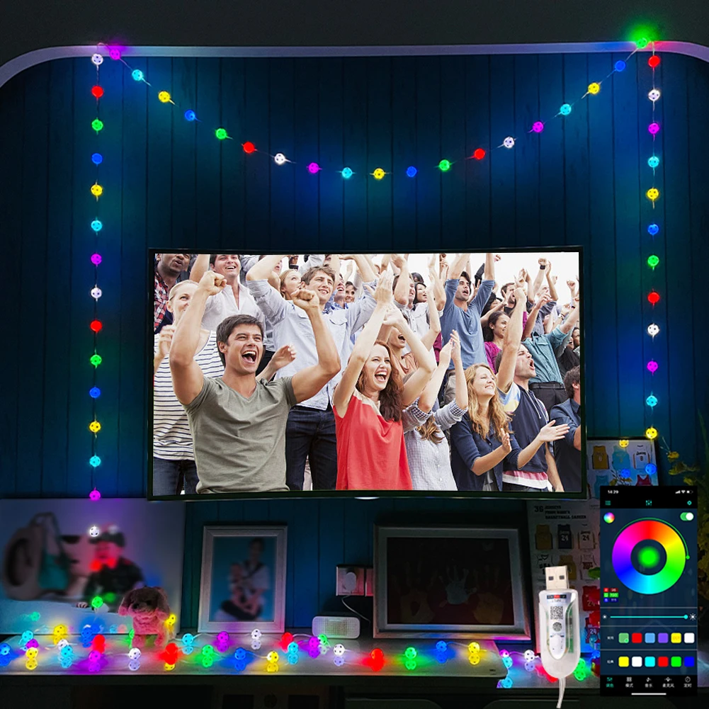 Светильник-гирлянда с дистанционным управлением, 100 светодиодов
Светильник-гирлянда с дистанционным управлением, 100 светодиодов