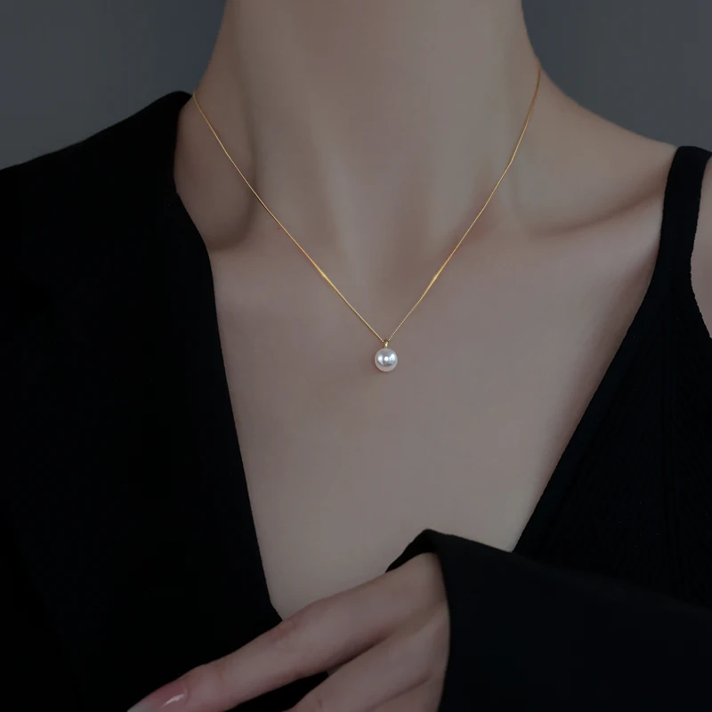 Pearl Necklace for Women 925 Sterling Silver 2023 New Clavicle Chains Light Luxury Niche Senior Sense Choker Sweater Pendant
Pearl Necklace for Women 925 Sterling Silver 2023 New Clavicle Chains Light Luxury Niche Senior Sense Choker Sweater Pendant