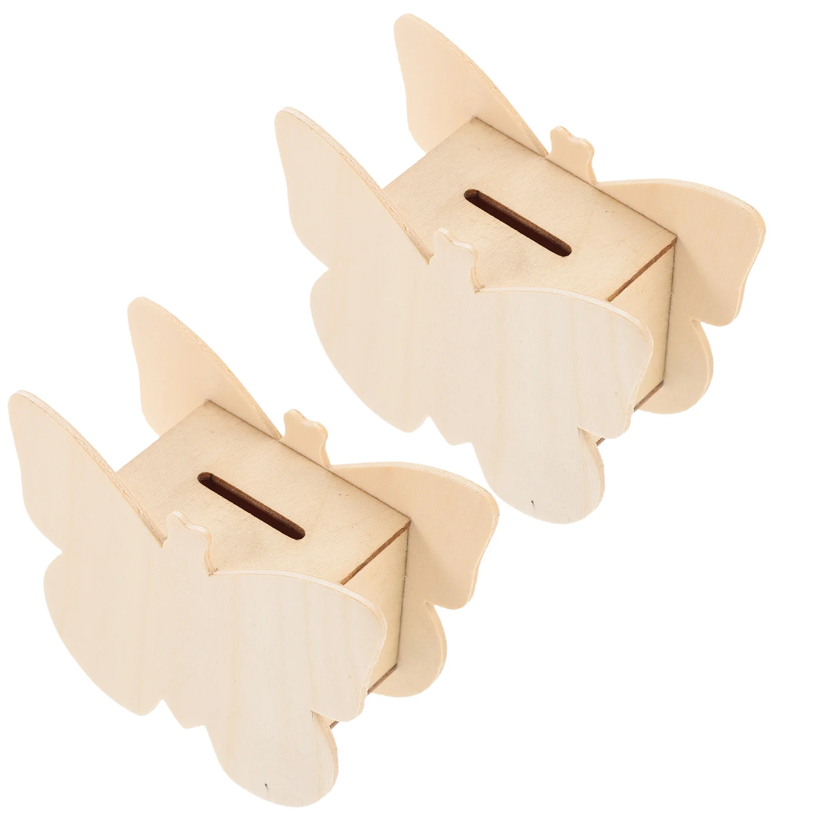 2 Pcs Decor Wooden Piggy Bank Coin Case Multi-function Saving Banks DIY Desktop Child
2 Pcs Decor Wooden Piggy Bank Coin Case Multi-function Saving Banks DIY Desktop Child