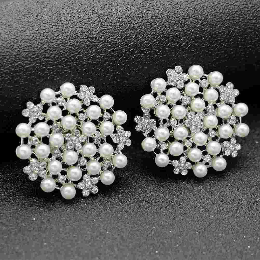 2PCS Rhinestone Pearls Shoe Buckles Round Rhinestone Shoe Clips Decorative Shoe Accessories for
2PCS Rhinestone Pearls Shoe Buckles Round Rhinestone Shoe Clips Decorative Shoe Accessories for