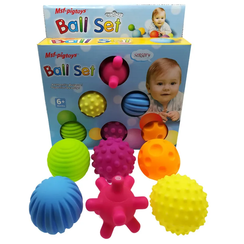 6pcs Textured Multi Ball Set Develop baby's Tactile Senses Toy Baby Touch Hand Ball Toys Baby Training Ball Massage Soft Ball
6pcs Textured Multi Ball Set Develop baby's Tactile Senses Toy Baby Touch Hand Ball Toys Baby Training Ball Massage Soft Ball