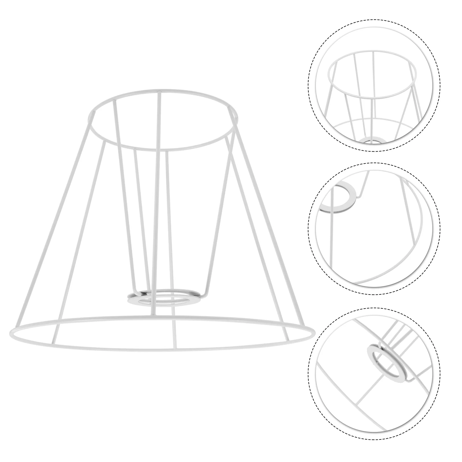 Lamp Lampshade Shade Wire Frame Diy Ring Guard Holder Bulb Cage Lightdrum Round Table Metal Vintage Pendant Decorative Bracket
Lamp Lampshade Shade Wire Frame Diy Ring Guard Holder Bulb Cage Lightdrum Round Table Metal Vintage Pendant Decorative Bracket