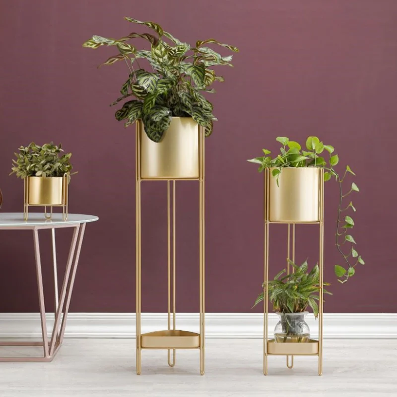 Light Luxury Flower Pots Shelves Iron Triangle Flower Pots Double-layer Plant Shelves Detachable Flower Trough Plant Shelving
Light Luxury Flower Pots Shelves Iron Triangle Flower Pots Double-layer Plant Shelves Detachable Flower Trough Plant Shelving
