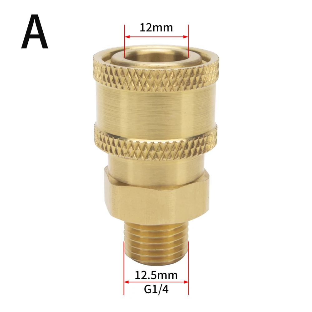 High Pressure Washer Adapter 1/4\" Quick Connector Quick Release Adapter Fitting Power Washer Fast Connection Quick Coupler
High Pressure Washer Adapter 1/4\" Quick Connector Quick Release Adapter Fitting Power Washer Fast Connection Quick Coupler