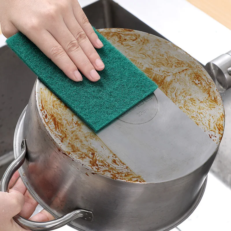 10pcs/set Multi-purpose Green Sponge Scouring Pad Kitchen Anti-oil Bowl Dishwash Clean Scrub Cleaning Pad Washing Sponge 
10pcs/set Multi-purpose Green Sponge Scouring Pad Kitchen Anti-oil Bowl Dishwash Clean Scrub Cleaning Pad Washing Sponge