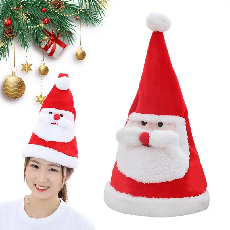 Singing And Dancing Christmas Santa Hat Funny Festive Hat Musical Hat Red & White Hat Kids for Christmas New Year Party Supplies
Singing And Dancing Christmas Santa Hat Funny Festive Hat Musical Hat Red & White Hat Kids for Christmas New Year Party Supplies