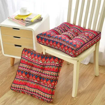 Bohemian Outdoor Patio Chair Seat Pads Floor Pillow Chair Cushion Pads Meditation Yoga Seating Cushion Home Office Patio