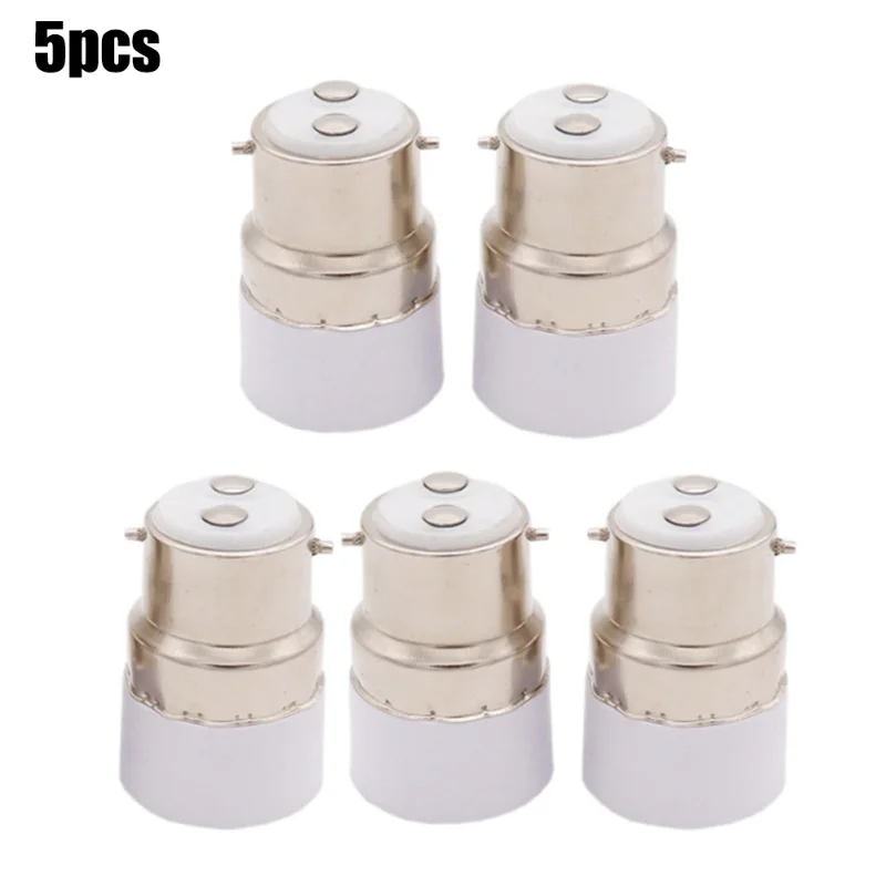 5PCS Lamp Sockets Conversion Holder Led Lamp Bulb Bases Converters B22 To E27 Lamp Sockets Light Adapter Bulb Bases Holders
5PCS Lamp Sockets Conversion Holder Led Lamp Bulb Bases Converters B22 To E27 Lamp Sockets Light Adapter Bulb Bases Holders