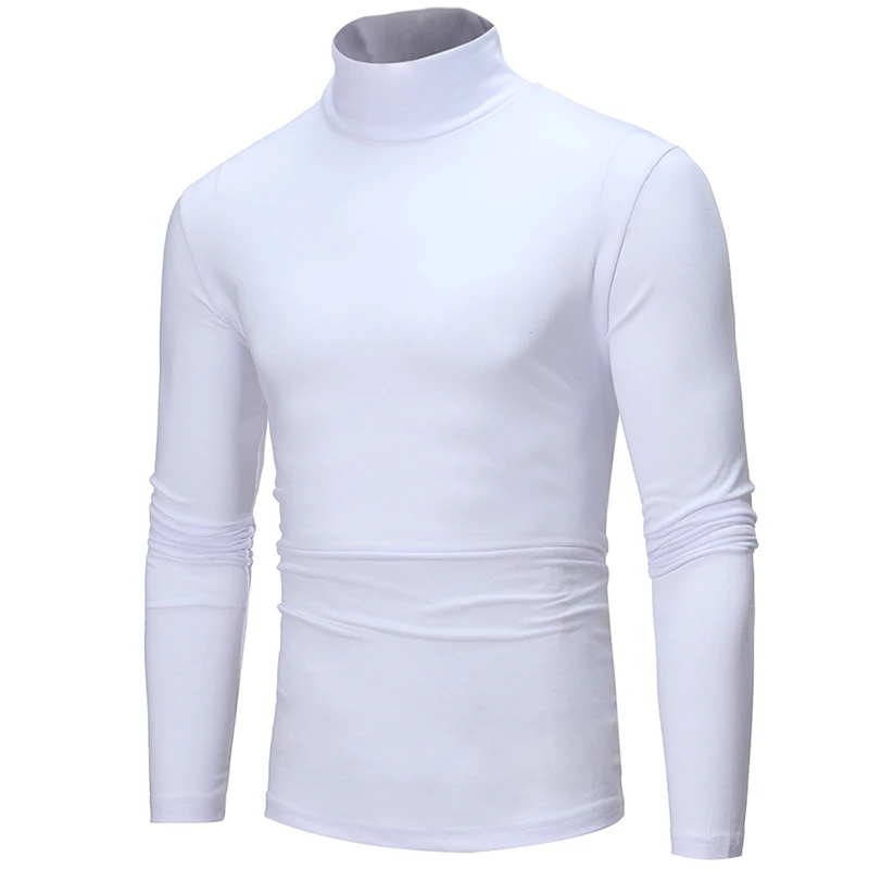 Men High-Neck Thin Long-Sleeved T-Shirt Bottoming Shirt Casual Slim Turtleneck Winter Warm Tops Pullover Solid Soft T-Shirt
Men High-Neck Thin Long-Sleeved T-Shirt Bottoming Shirt Casual Slim Turtleneck Winter Warm Tops Pullover Solid Soft T-Shirt