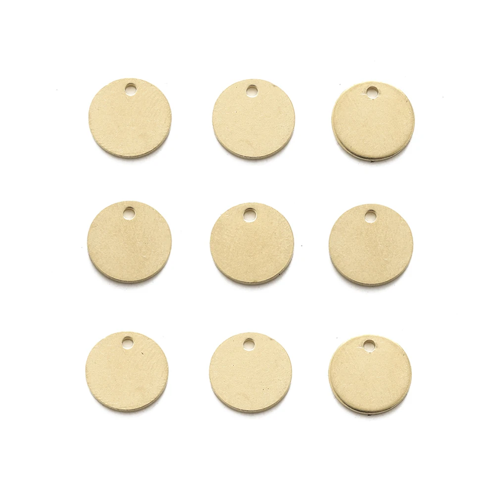 30Pcs Raw Brass Flat Circle Disc Stamping Blank 10mm Round Charms for Diy Earrings Necklace Jewelry Bracelet Making Findings
30Pcs Raw Brass Flat Circle Disc Stamping Blank 10mm Round Charms for Diy Earrings Necklace Jewelry Bracelet Making Findings