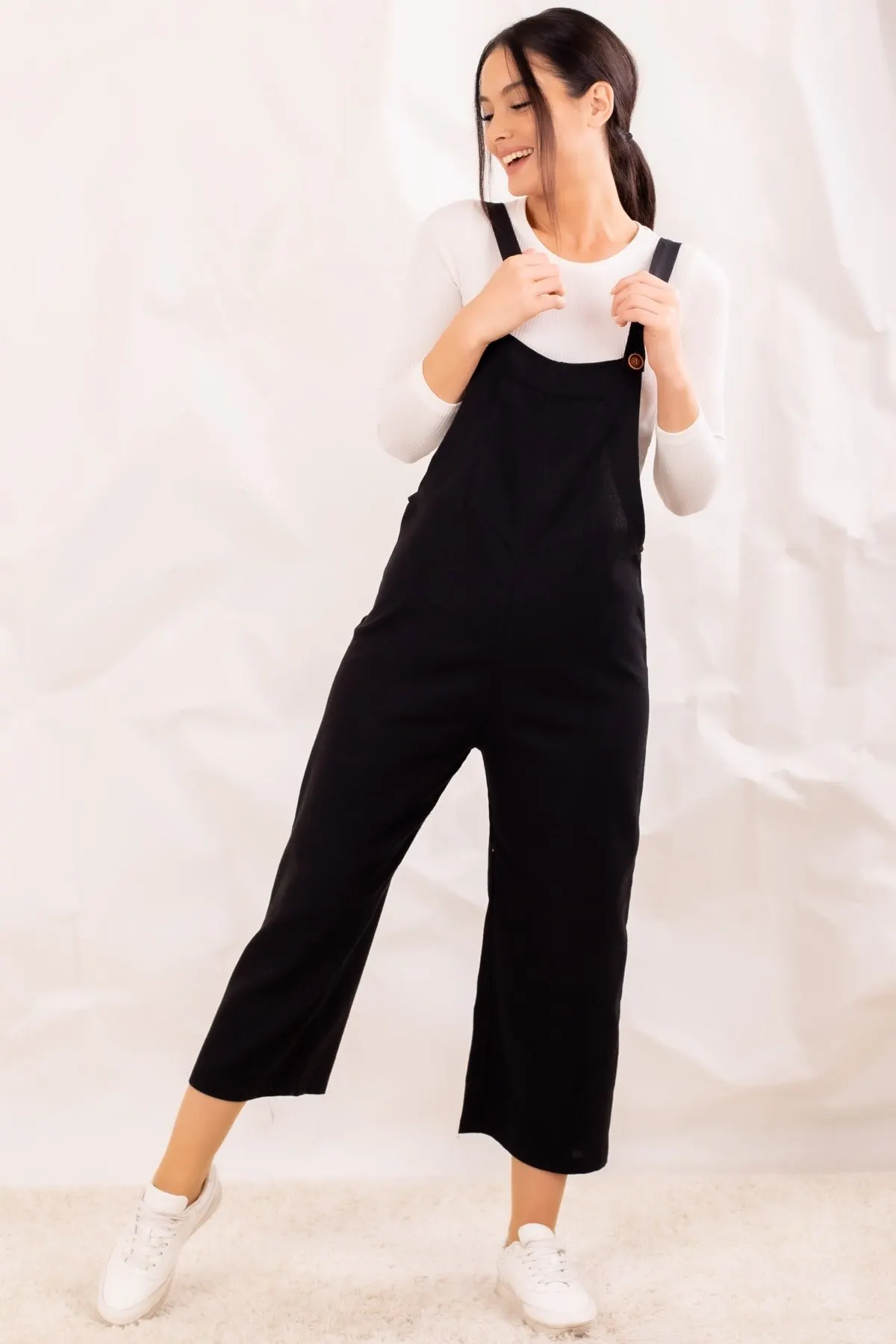 Women's Overalls Black Gardener Style Hot Casual Sleeveless Loose Baggy Trousers Jumpsuit Jumpsuit Pants Romper Jumpsuit Jumpsuit
Women's Overalls Black Gardener Style Hot Casual Sleeveless Loose Baggy Trousers Jumpsuit Jumpsuit Pants Romper Jumpsuit Jumpsuit