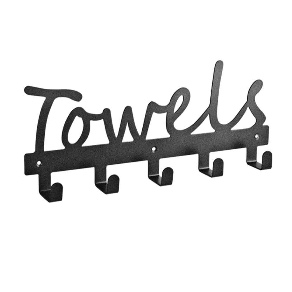 5 Hooks Space Saving Iron Art Easy Install Towel Rack Heavy Duty For Clothes Robes Key Holder Bathroom Kitchen Wall Mounted
5 Hooks Space Saving Iron Art Easy Install Towel Rack Heavy Duty For Clothes Robes Key Holder Bathroom Kitchen Wall Mounted