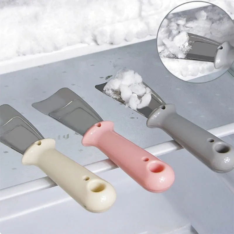 

Скребок для льда в морозильной камере из нержавеющей стали, инструмент для удаления льда, устройство для удаления льда в холодильнике, лопатка для кухни, полезная лопатка для удаления льда в морозильной камере