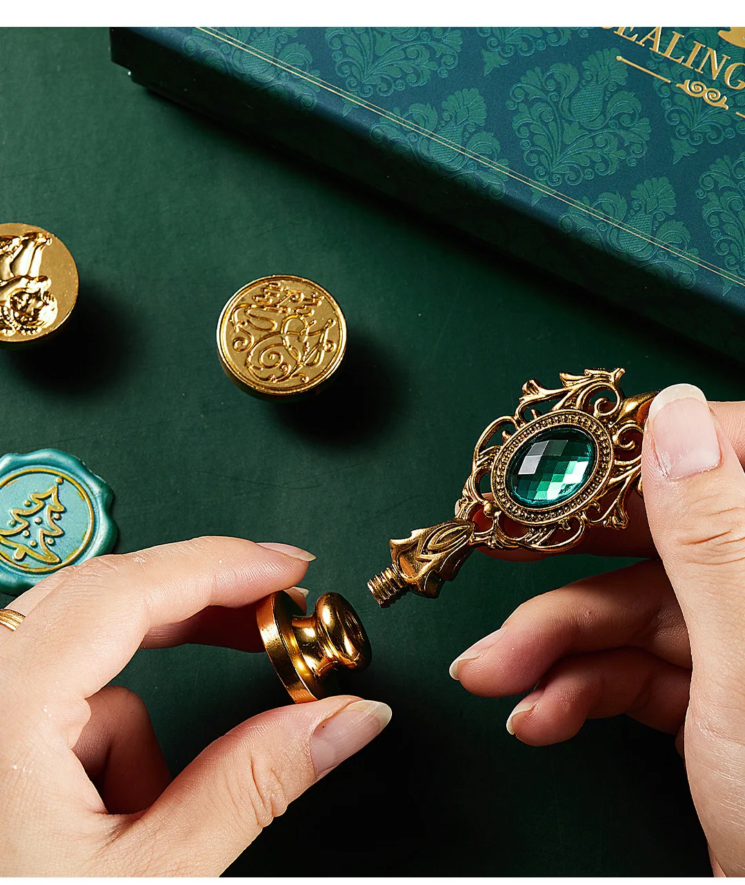 Retro Sealing Wax Stamp Accessories Tool Set Gift Box Packaging Creative Handle Handicrafts Wedding Invitation Office Supplies
Retro Sealing Wax Stamp Accessories Tool Set Gift Box Packaging Creative Handle Handicrafts Wedding Invitation Office Supplies