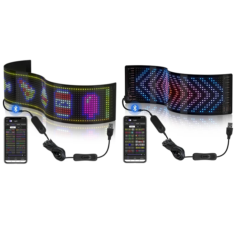 USB 5 В Гибкая для новых планшетов с матрицей, адресная RGB-панель с рисунком граффити, прокрутка текста, анимационного дисплея S
USB 5 В Гибкая для новых планшетов с матрицей, адресная RGB-панель с рисунком граффити, прокрутка текста, анимационного дисплея S