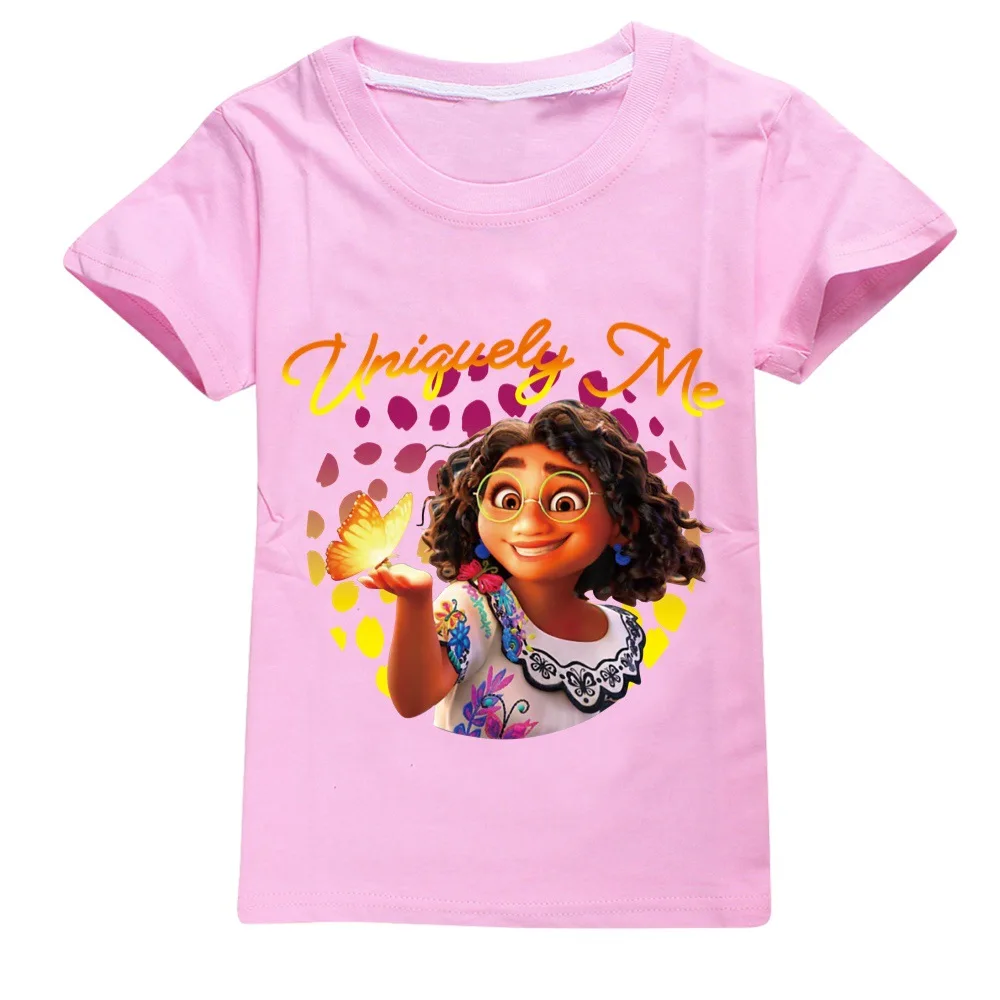 Encanto Disney Cartoon Girls Kids T-shirt Short Sleeve Tees Summer Cotton Top Casual Children Clothes
Encanto Disney Cartoon Girls Kids T-shirt Short Sleeve Tees Summer Cotton Top Casual Children Clothes