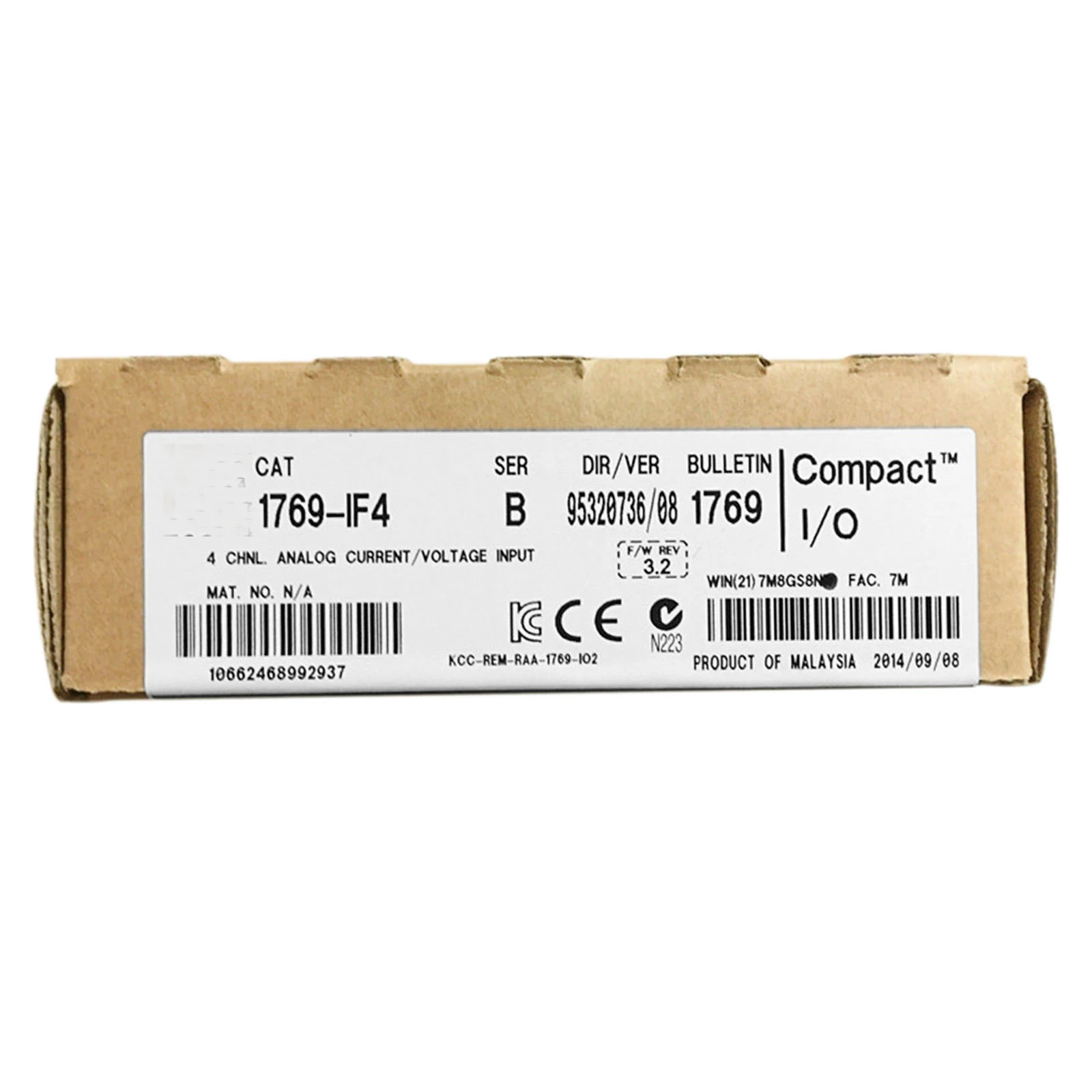 New Original In BOX 1769-IF4 {Warehouse stock} 1 Year Warranty Shipment within 24 hours
New Original In BOX 1769-IF4 {Warehouse stock} 1 Year Warranty Shipment within 24 hours