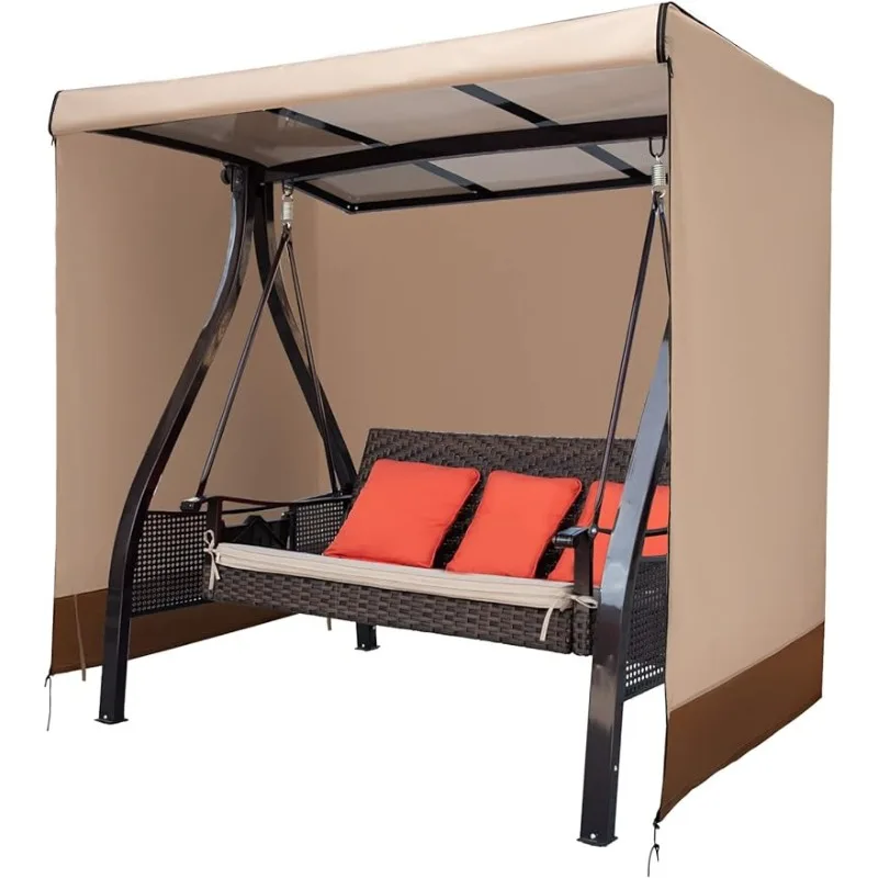 Seater Waterproof Patio Swing Canopy Cover,Porch Swing Covers Replacement Hammock Cover 2 Seater Garden Furniture
Seater Waterproof Patio Swing Canopy Cover,Porch Swing Covers Replacement Hammock Cover 2 Seater Garden Furniture