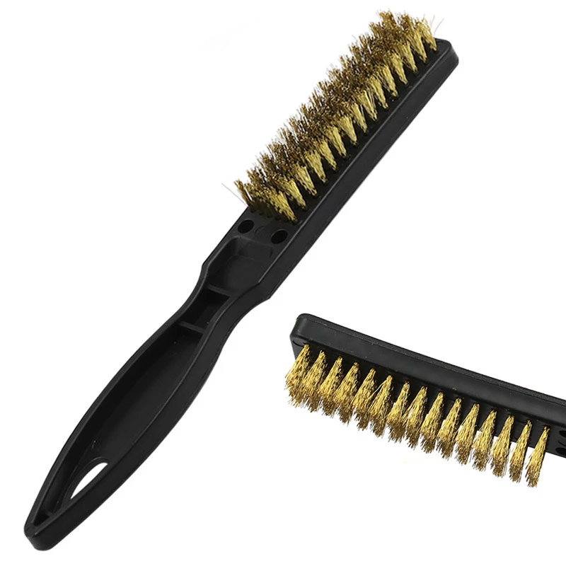 Щетка из стальной проволоки для чистки барбекю, кухонный козырек из нержавеющей стали разных видов, небольшая железная щетка из стальной пр...
Щетка из стальной проволоки для чистки барбекю, кухонный козырек из нержавеющей стали разных видов, небольшая железная щетка из стальной пр...