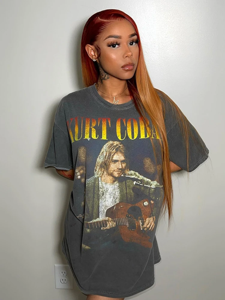 Women's Sexy Vintage Character Letter Short Sleeve T-Shirt Y2k Tops Summer Fashion Oversized Long Hip Hop Punk Goth Streetwear
Women's Sexy Vintage Character Letter Short Sleeve T-Shirt Y2k Tops Summer Fashion Oversized Long Hip Hop Punk Goth Streetwear