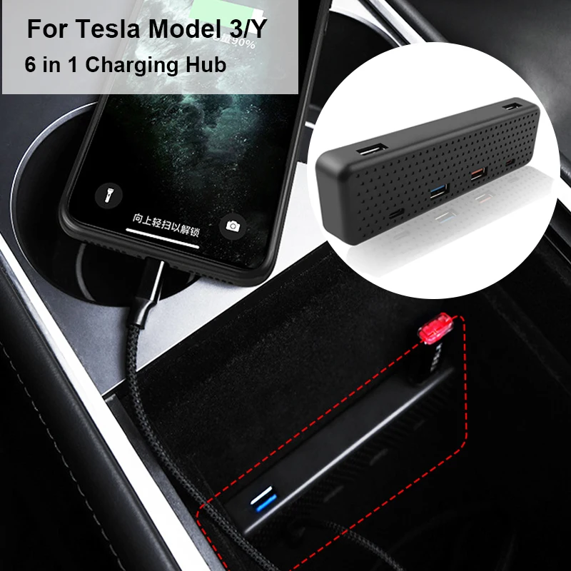 Зарядная док-станция на 6 портов, USB-разветвитель, концентратор для Tesla Model 3 Y 2021, быстрая зарядка, USB-разветвитель, удлинитель кабеля зарядного...
Зарядная док-станция на 6 портов, USB-разветвитель, концентратор для Tesla Model 3 Y 2021, быстрая зарядка, USB-разветвитель, удлинитель кабеля зарядного...