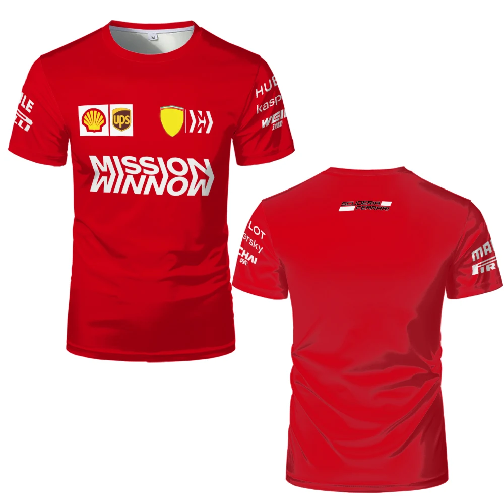 F1 Ferrari T-Shirts Formula One Racing Car 3D Print Streetwear Men Summer Fashion Oversized O-Neck T Shirt Kids Tees Tops Jersey
F1 Ferrari T-Shirts Formula One Racing Car 3D Print Streetwear Men Summer Fashion Oversized O-Neck T Shirt Kids Tees Tops Jersey