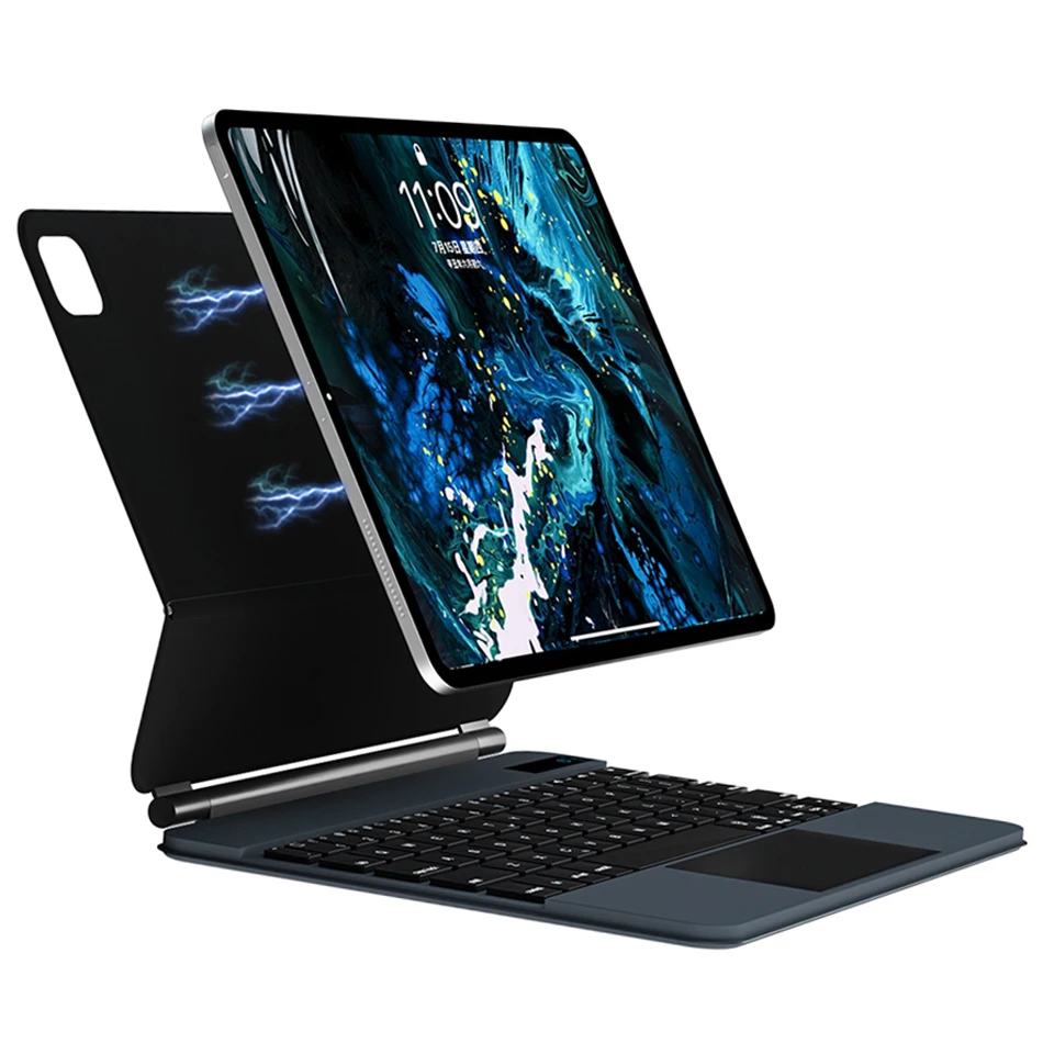 Чехол с беспроводной Bluetooth-клавиатурой для iPad Pro 11 12,9 2020 2021, чехол для iPad Air 4 5 10,9 дюйма, планшет с магнитным креплением
Чехол с беспроводной Bluetooth-клавиатурой для iPad Pro 11 12,9 2020 2021, чехол для iPad Air 4 5 10,9 дюйма, планшет с магнитным креплением