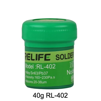 RELIFE паяльная паста Sn63 Pb67
RELIFE паяльная паста Sn63 Pb67