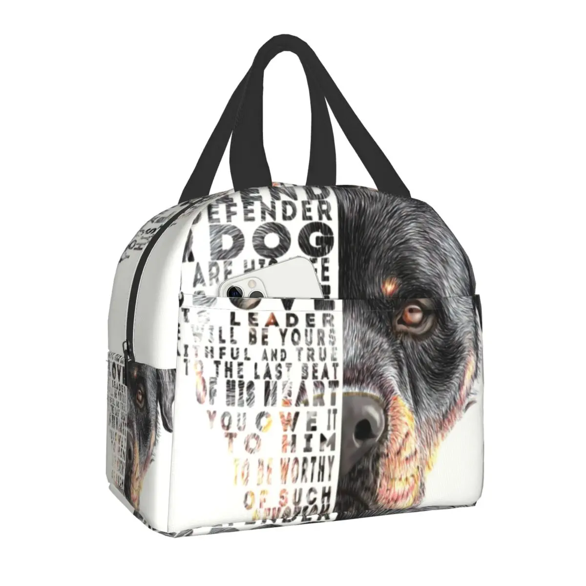 Rottweiler Is Your Friend Your Defender Your Beloved Dog Insulated Lunch Bags for Work School Metzgerhund Resuable Bento Box
Rottweiler Is Your Friend Your Defender Your Beloved Dog Insulated Lunch Bags for Work School Metzgerhund Resuable Bento Box