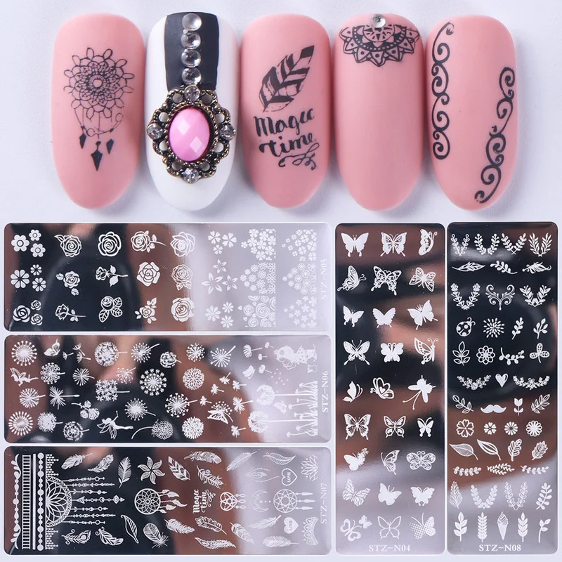 1 Pc Nail Stamping Plates Small Broken Flower Butterfly Rose Nail Art Image Templates Stencil DIY Design Manicure Tools Plates
1 Pc Nail Stamping Plates Small Broken Flower Butterfly Rose Nail Art Image Templates Stencil DIY Design Manicure Tools Plates