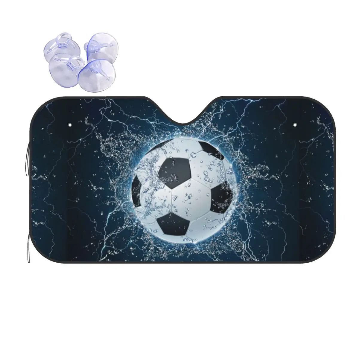 Soccer Ball Foldable Windshield Sunshade 70x130cm Football Sports Aluminium Foil Sunshade Visor Front Window Cover
Soccer Ball Foldable Windshield Sunshade 70x130cm Football Sports Aluminium Foil Sunshade Visor Front Window Cover