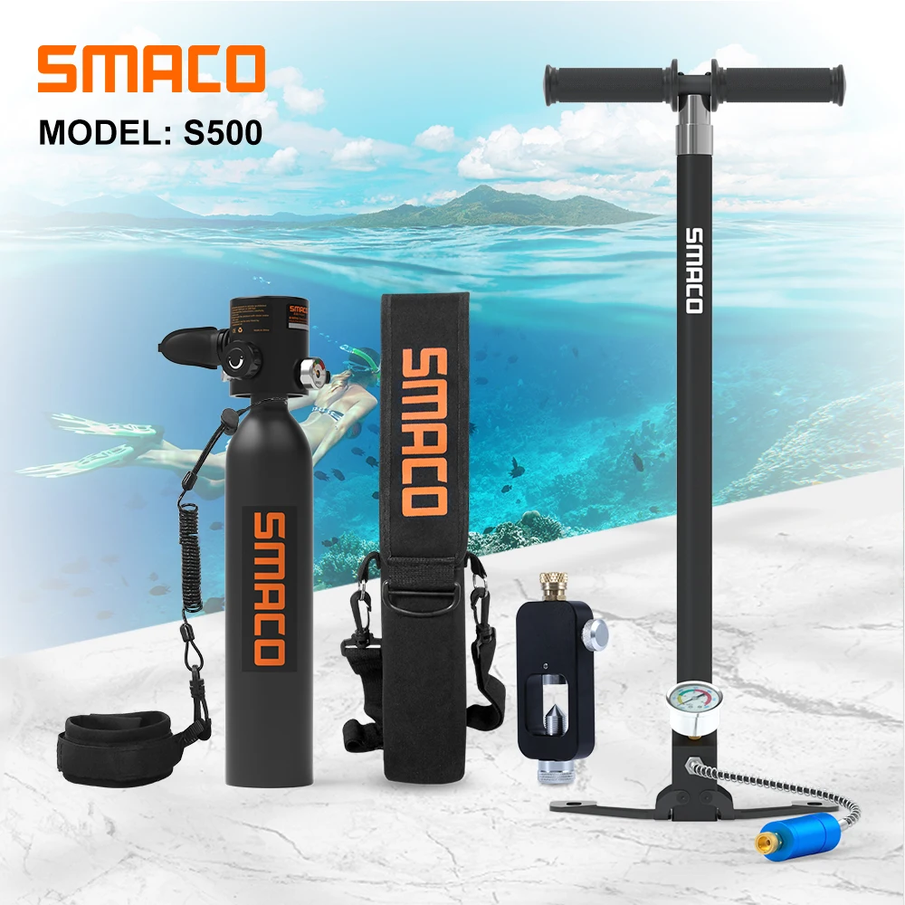 Smaco S500 0.7L Scuba Diving Equipment Breathing Underwater Mini Scuba Tank Professional Snorkeling set Diving Bottle Buceo
Smaco S500 0.7L Scuba Diving Equipment Breathing Underwater Mini Scuba Tank Professional Snorkeling set Diving Bottle Buceo