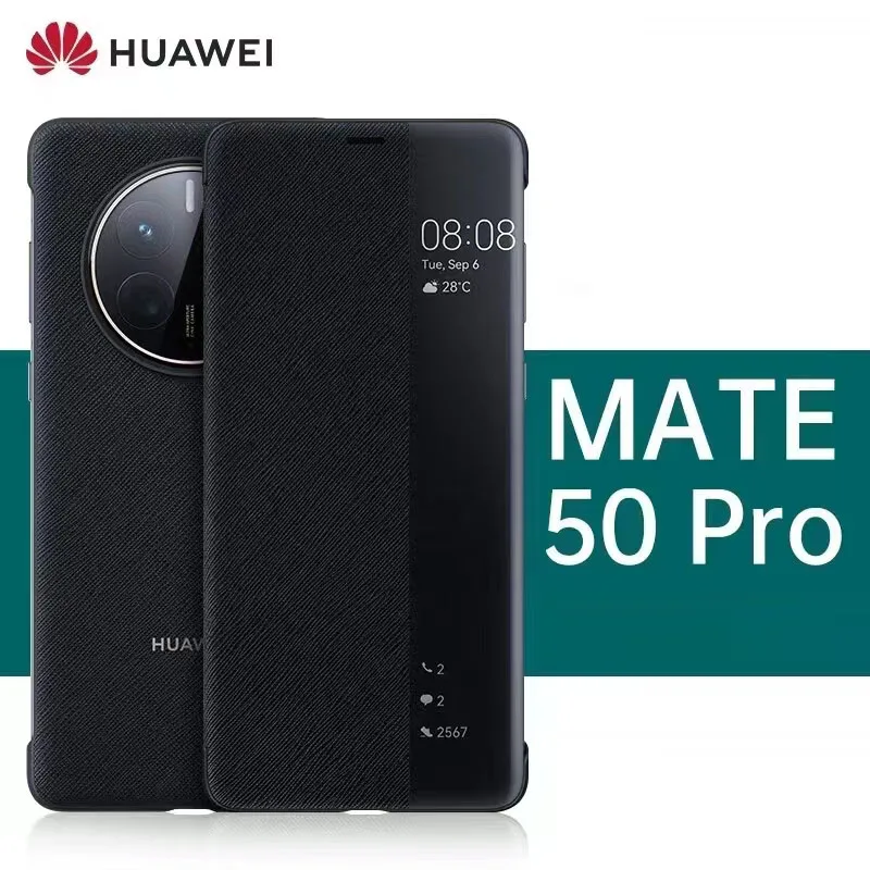 Original For Huawei Mate 50 Pro 50E Mate50 View Window Smart Mobile Phone Case Flip Leather Full Protective Shockproof Shell
Original For Huawei Mate 50 Pro 50E Mate50 View Window Smart Mobile Phone Case Flip Leather Full Protective Shockproof Shell