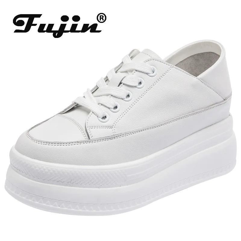 Fujin 8cm Air Mesh Genuine Leather Women Shoes Platform Sneakers Wedge Heel White Shoes Fashion Sneaker SlippersTenis Feminino
Fujin 8cm Air Mesh Genuine Leather Women Shoes Platform Sneakers Wedge Heel White Shoes Fashion Sneaker SlippersTenis Feminino