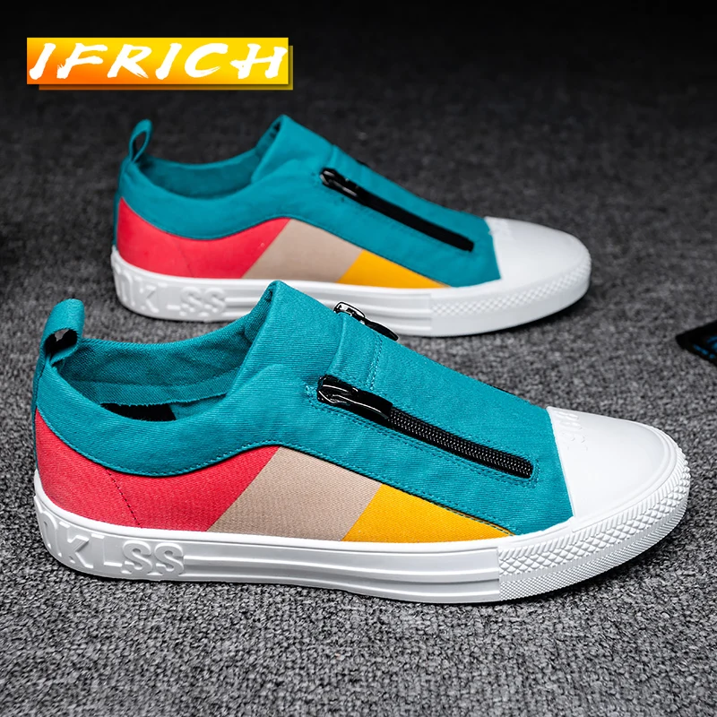 New Arrival Men Casual Shoes Vulcanized Canvas Fashion Shoes Breathable Young Zip Casual Shoe Wearable Walking Shoes Mens
New Arrival Men Casual Shoes Vulcanized Canvas Fashion Shoes Breathable Young Zip Casual Shoe Wearable Walking Shoes Mens