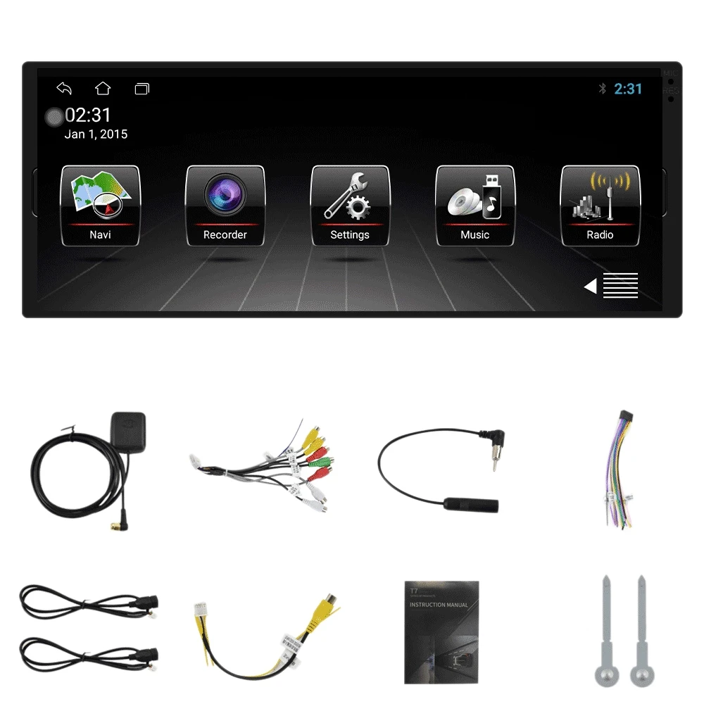 1 Din Android 10.0 Car Android Multimedia Player 6.9 Inch IPS Auto Radio Audio Stereo WIFI GPS Navigation MP5 Player
1 Din Android 10.0 Car Android Multimedia Player 6.9 Inch IPS Auto Radio Audio Stereo WIFI GPS Navigation MP5 Player