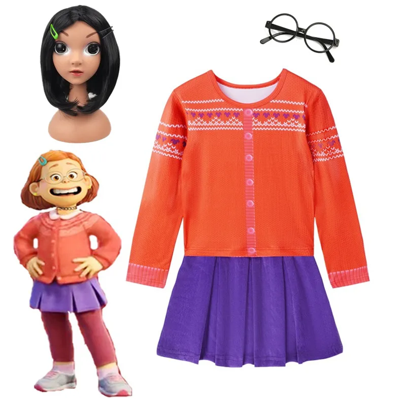 Turninged Red Cosplay costume Turninged Red Clothes Kids dress Children Procyon Lotor Racoon Mei Cartoon Halloween Party dress
Turninged Red Cosplay costume Turninged Red Clothes Kids dress Children Procyon Lotor Racoon Mei Cartoon Halloween Party dress