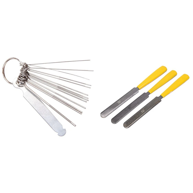 1X Guitar Nut Slotting Bridge Pin Hole Slot File Kit Saw Rods Filing Set Luthier & 1Set Carbon Steel Nut File Set
1X Guitar Nut Slotting Bridge Pin Hole Slot File Kit Saw Rods Filing Set Luthier & 1Set Carbon Steel Nut File Set