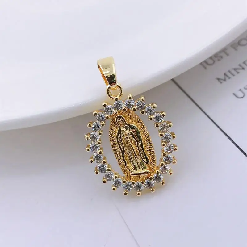 Classic Catholic Our Lady of Guadalupe Virgin Mary Pendant Necklace for Men Women Religious Style Prayer Amulet Jewelry
Classic Catholic Our Lady of Guadalupe Virgin Mary Pendant Necklace for Men Women Religious Style Prayer Amulet Jewelry