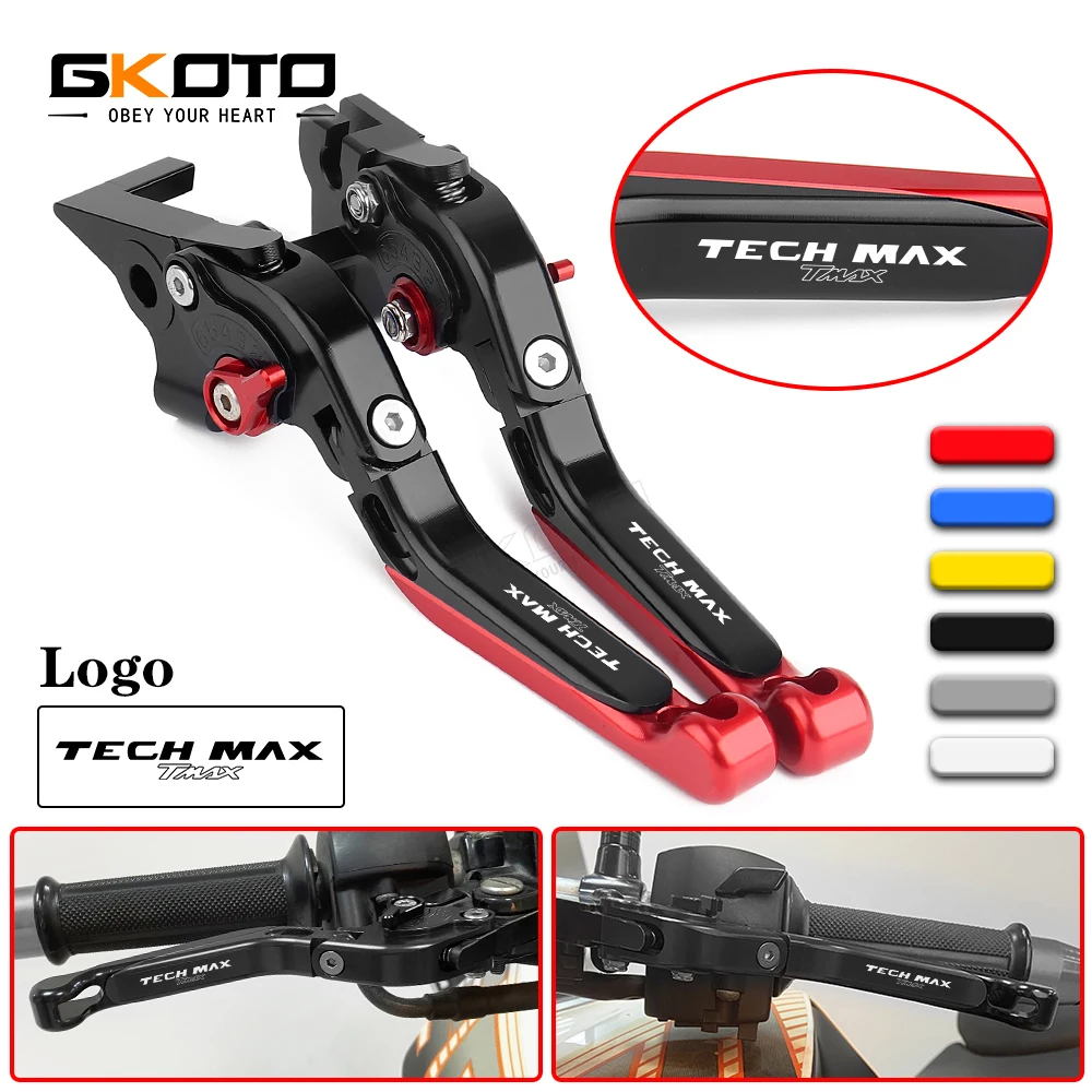 GKOTO For YAMAHA Tmax Tech Max TMAX 560 2019-2021 2022 Motorcycle Folding Extendable Adjustable Aluminum Brakes Clutch Levers
GKOTO For YAMAHA Tmax Tech Max TMAX 560 2019-2021 2022 Motorcycle Folding Extendable Adjustable Aluminum Brakes Clutch Levers