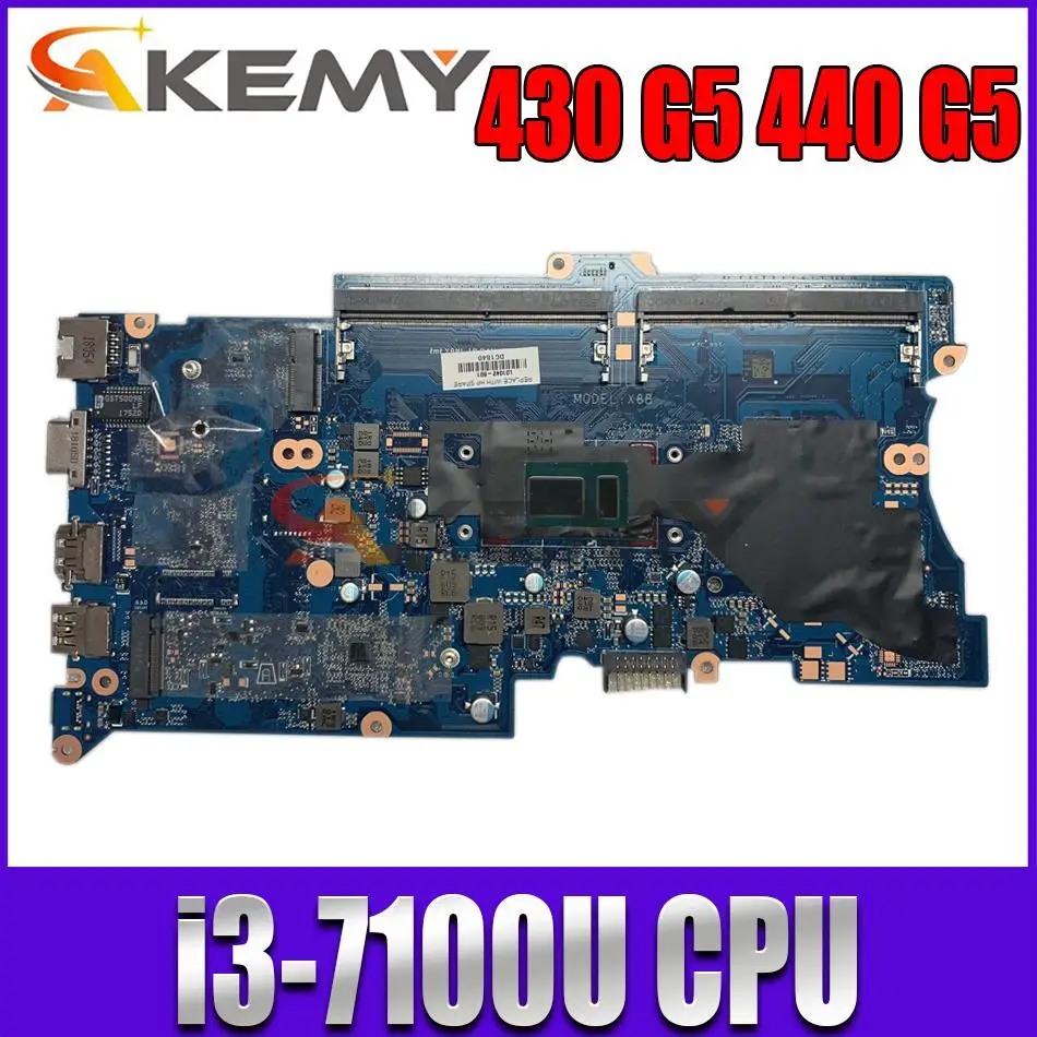 DA0X8BMB6G0 материнская плата для HP 430 G5 440 G5 материнская плата i3-7100U CPU GM UMA
DA0X8BMB6G0 материнская плата для HP 430 G5 440 G5 материнская плата i3-7100U CPU GM UMA